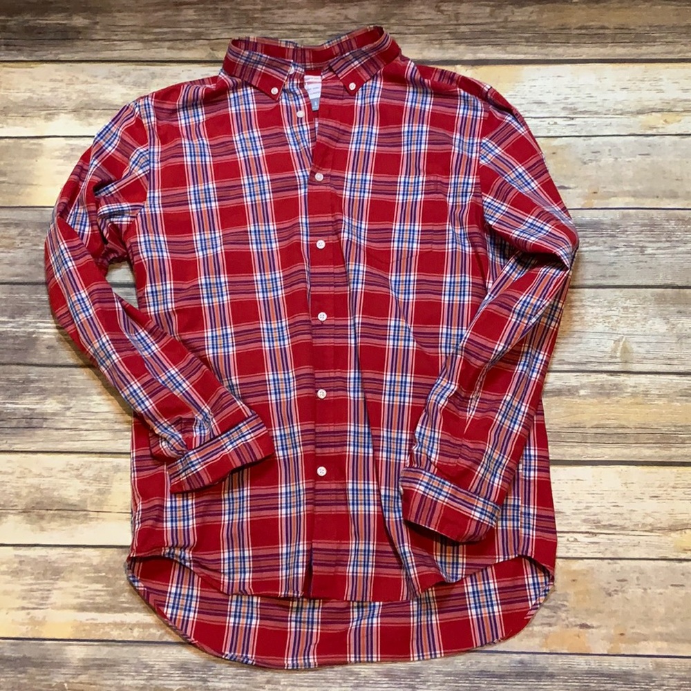 Old Navy Men’s Cotton Plaid Button Down